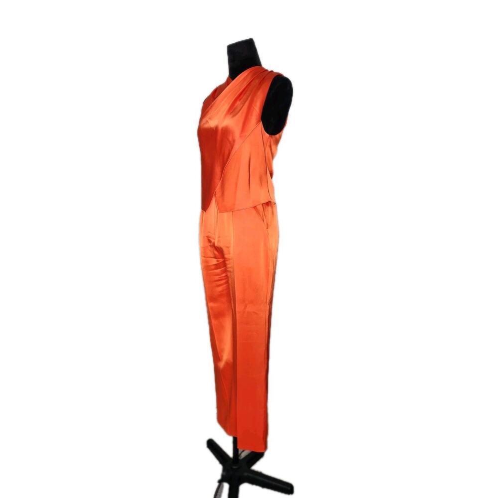 Nanushka Difya Satin Draped Crisscross Top & Millo Pleated Satin Pants S/XXS - Picture 3 of 7